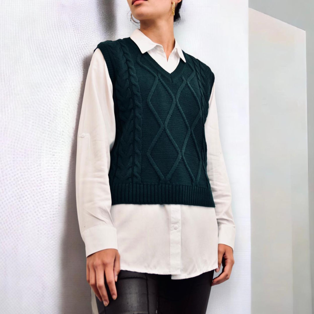 CHALECO TEJIDO MUJER