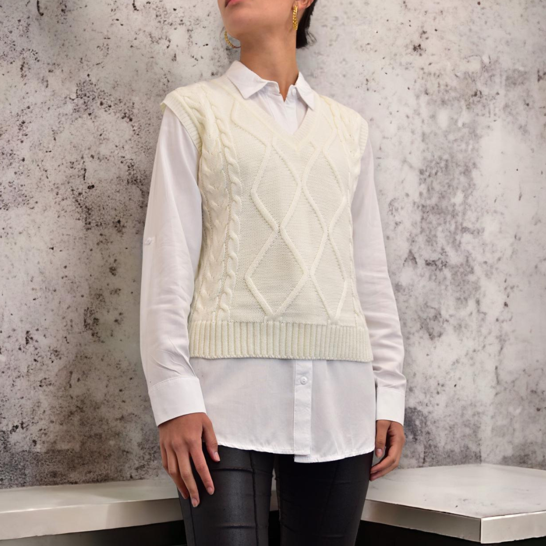 CHALECO TEJIDO MUJER