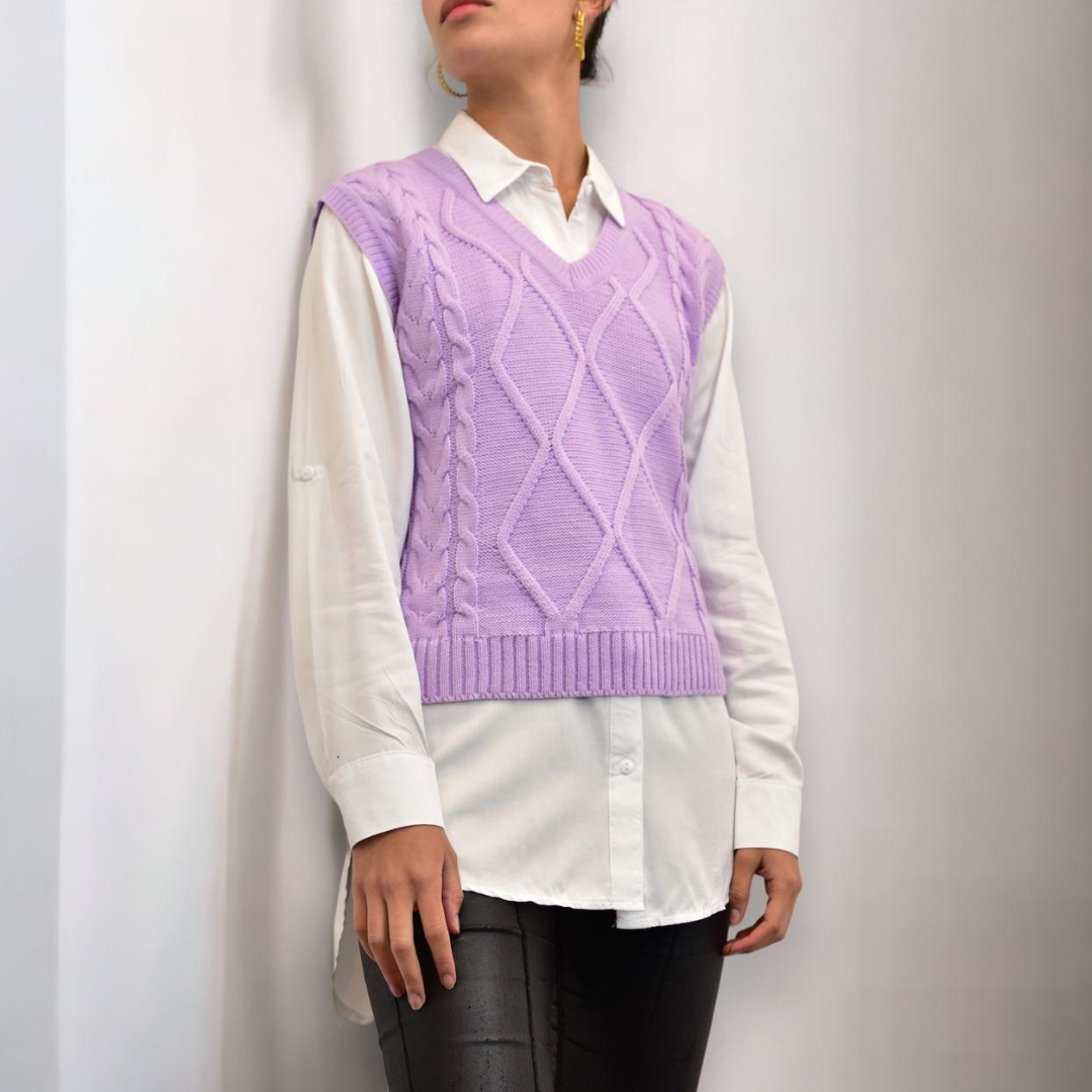 CHALECO TEJIDO MUJER