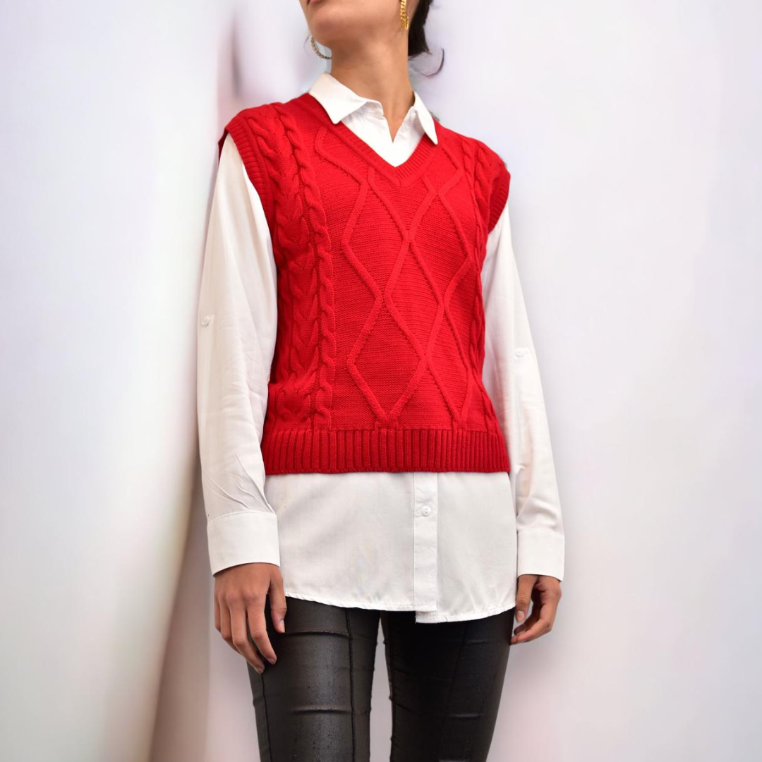 CHALECO TEJIDO MUJER