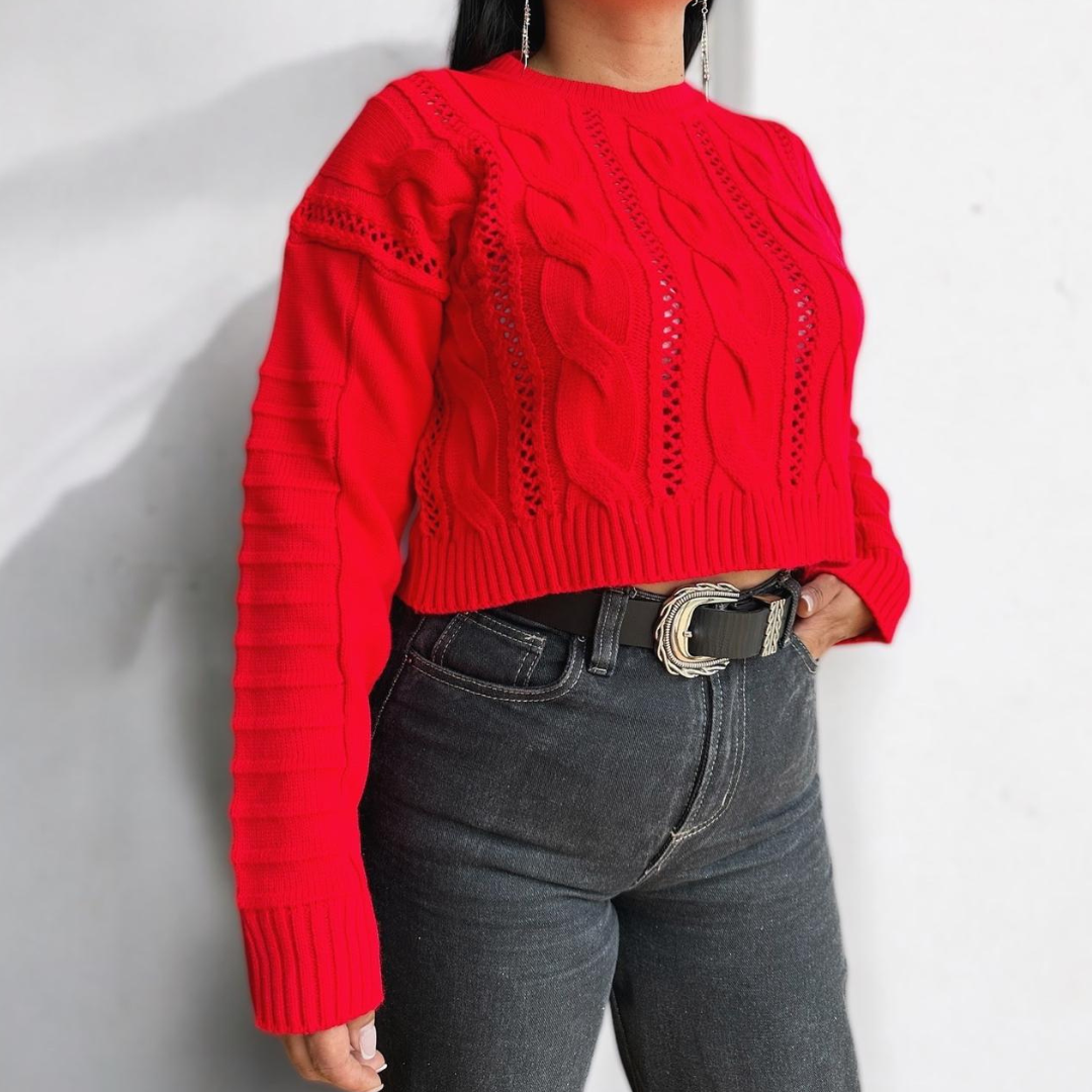 SUEATER TEJIDO PARA MUJER