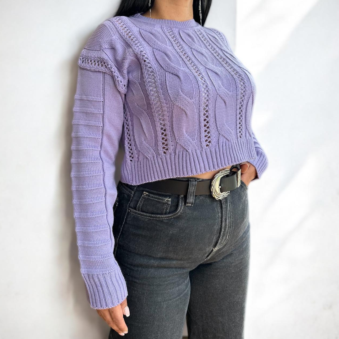 SUEATER TEJIDO PARA MUJER