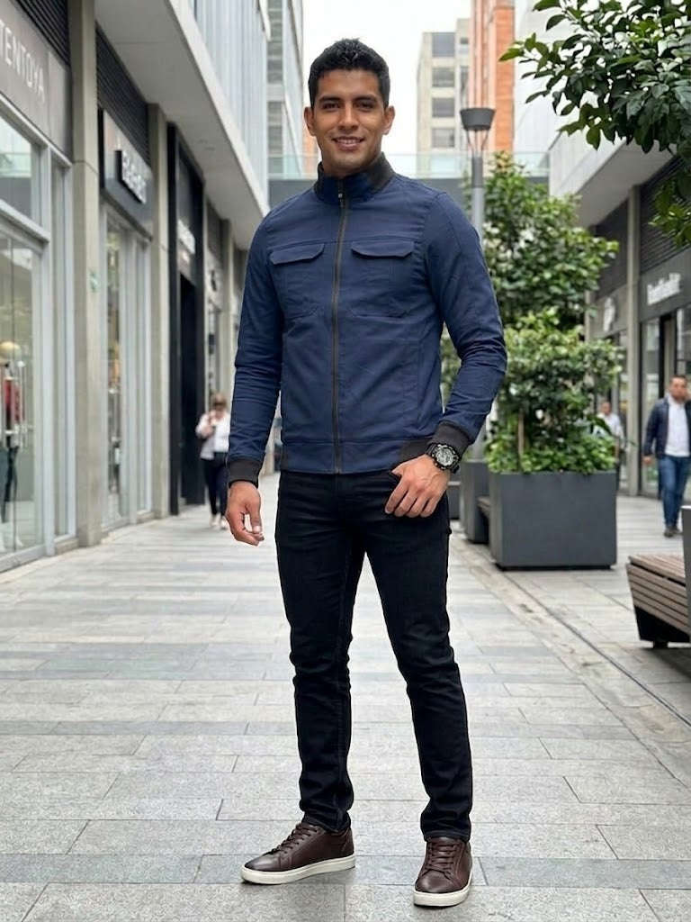 Chaqueta Ultra-Suede Minimalist