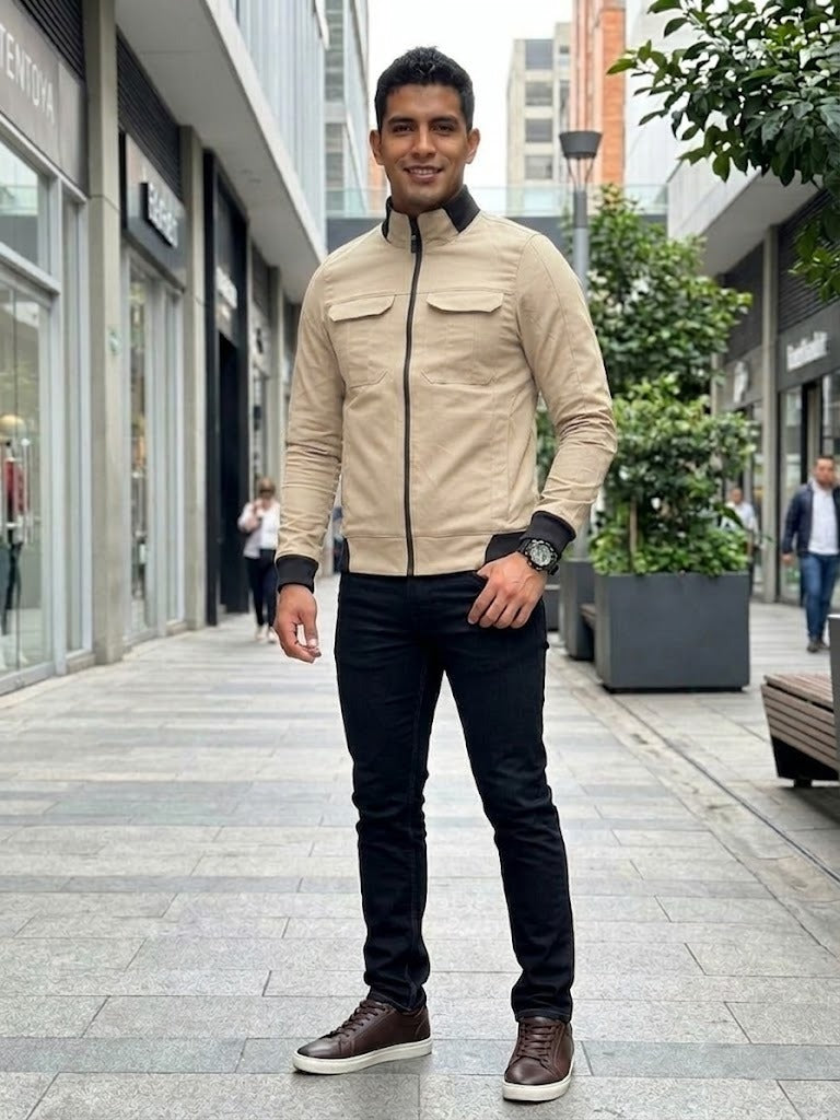 Chaqueta Ultra-Suede Minimalist